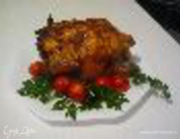 получилось очень даже красиво, классный вариант для праздничного стола!