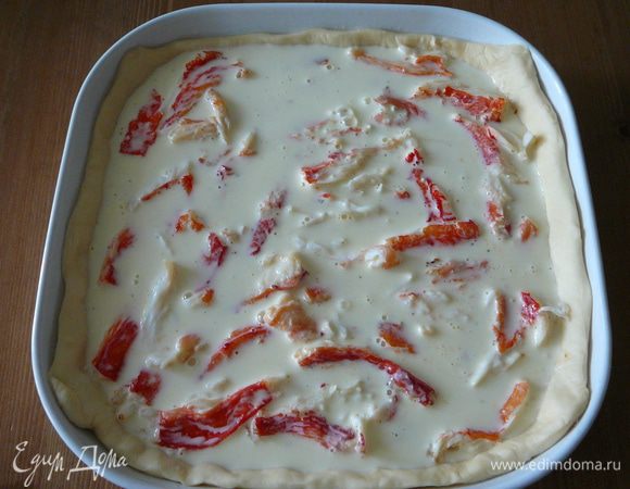 Залить крабы.