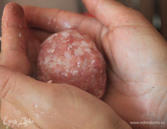 Сформировать тефтель.