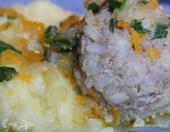 Наши вкусненькие, нежирные,ароматные тефтельки готовы!!Приятного аппетита=))