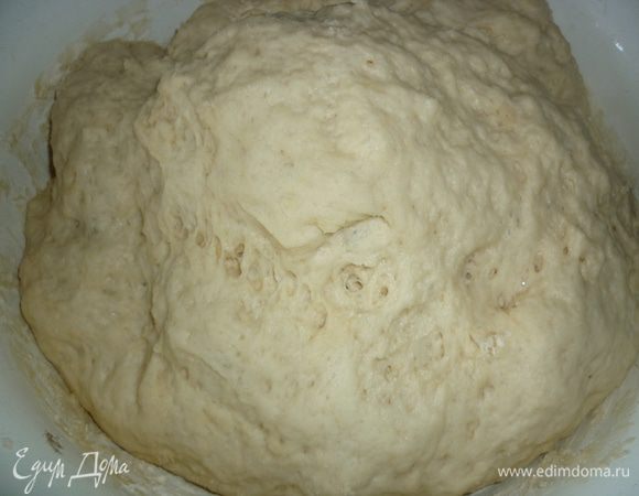 Подогреть молоко, добавить в него соль, сахар, растопленное масло и дрожжи, все размешать, поставить опару в теплое место минут на 30. Когда дрожжи начнут работать, добавить муку и белок, замесить мягкое тесто, поставить его в теплое место на 1–1,5 часа.