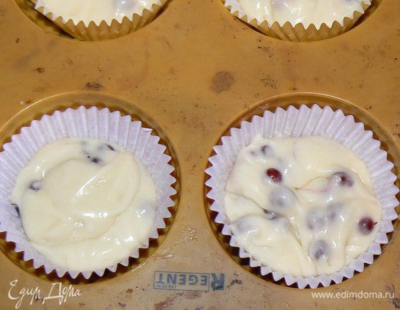 Выпекать в формочках при 180-200оС 20-25 минут до зарумянивания.