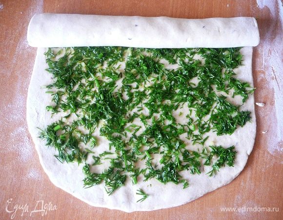 Свернуть рулетом.