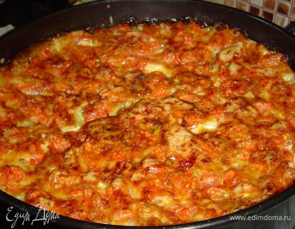 Запекаем при температуре 190-200 гр. около 40 минут.