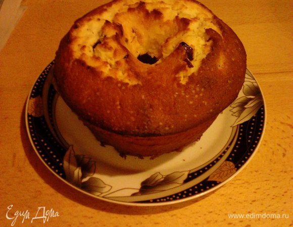 Выпекать в предварительно разогретой духовке при температуре 210-220 град. 35-40 мин.