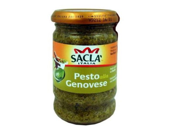 А можно не готовить песто, а купить в магазине готовый соус Sacla "Песто Базилик".