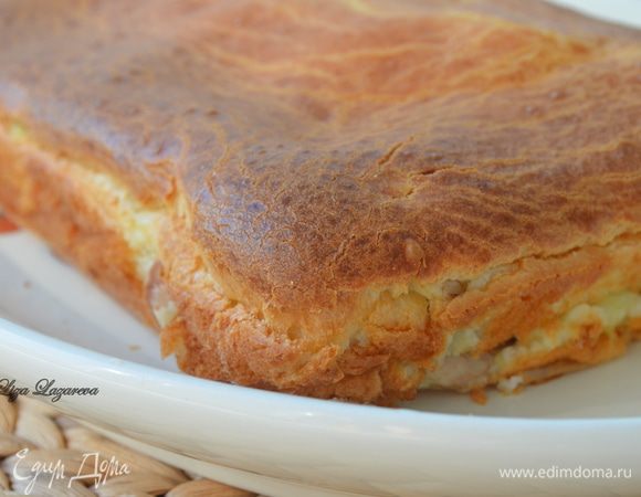 Выпекать 40-50 минут при 180 градусах до появления золотистой корочки