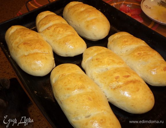 Достаем красоту из духовки,ненадолго прикроем полотенцем и кушаем!