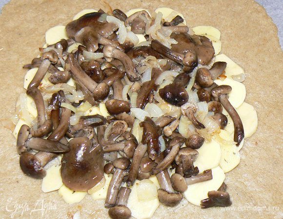и грибы с луком