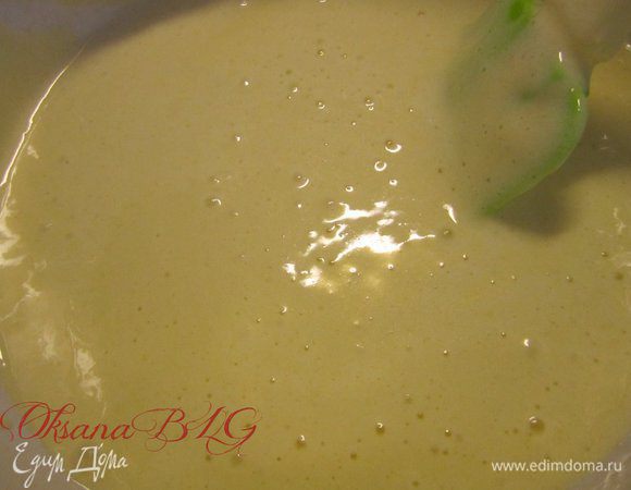 Аккуратно ввести в оставшееся тесто.