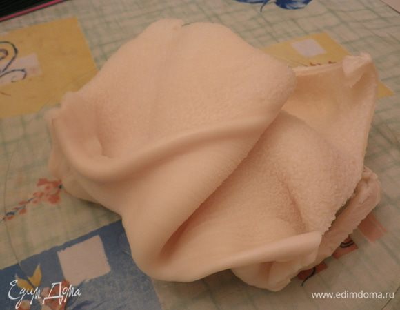 
Хорошо промыть телячью требуху.