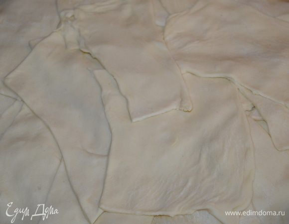 ну и остатками теста закрываем центр