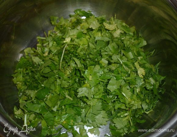 порубить зелень