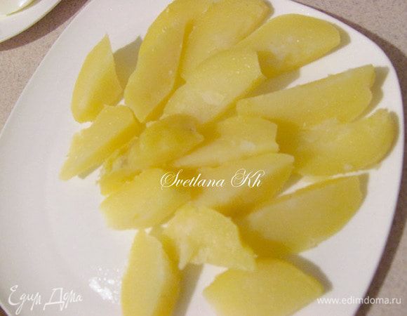 Картофель- длинными дольками