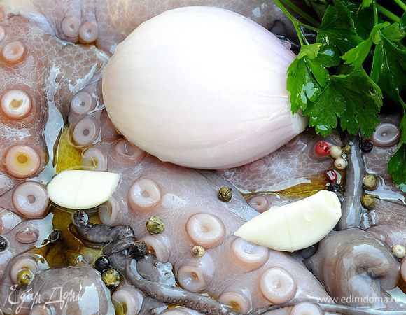 Хорошенько вымыть осьминога