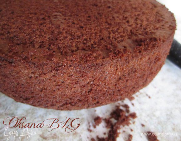 Готовность проверить шпажкой, она должна быть сухой. Бисквит охладить на решетке.