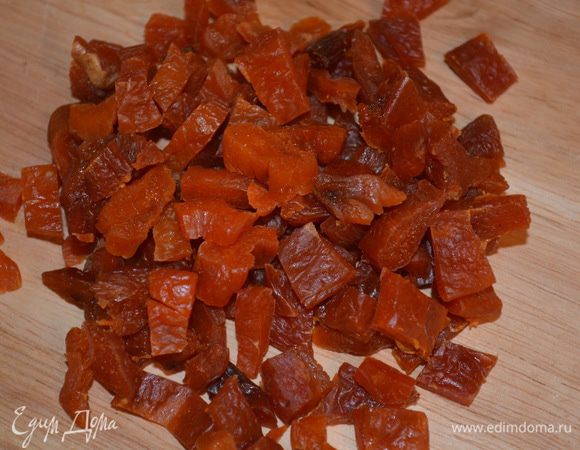 Курагу мелко порезать