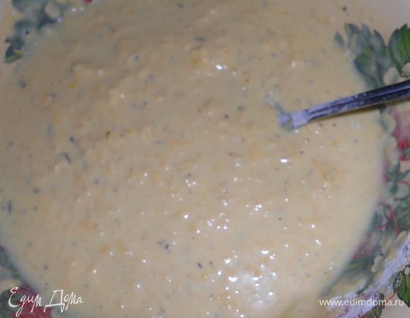 добавить остальное молоко и сыр,перемешать