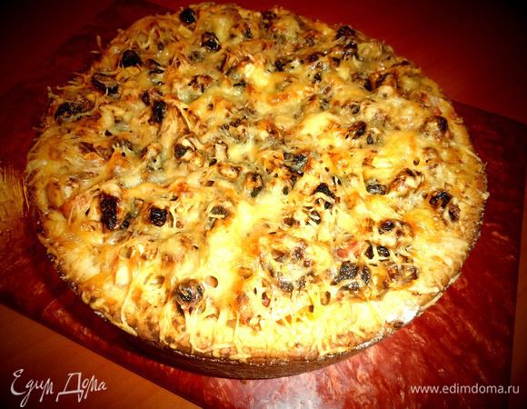 Выпекается пирожок полчаса при температуре 190*