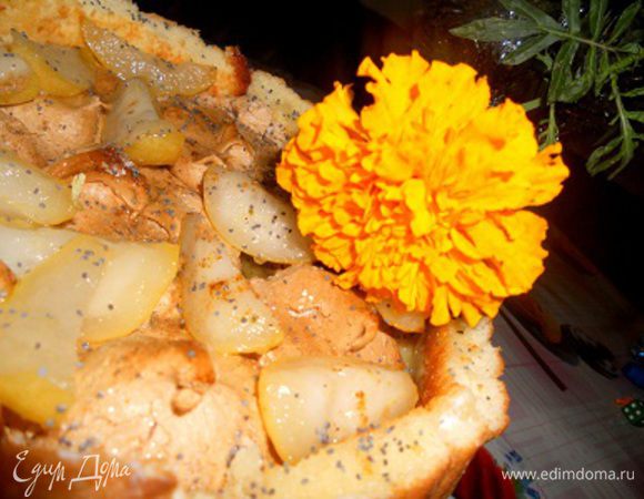 торт готов, приступаем к чаепитию....