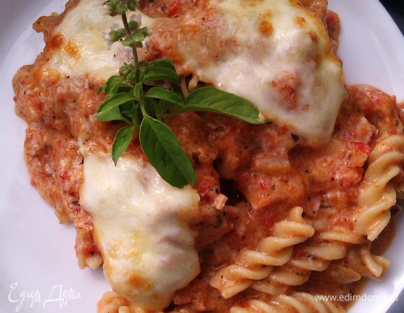 ... и наслаждаемся=)) Я еще украсила базиликом=)))