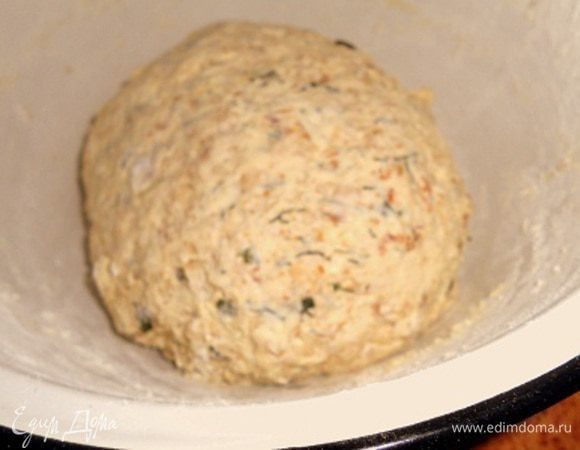 смешать все ингридиенты и вымесить тесто, оставить подходить на 40 мин., переложить в смазанную форму и дать подойти еще раз, выпекать при т.200 около 45 мин.