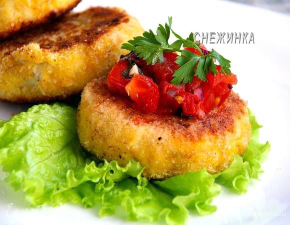 Подаём с томатной сальсой. 