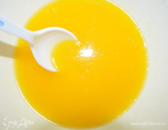 Сливочное масло растопить