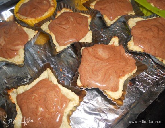 наполнить нашим суфле и поставить в духовку при т.150 гр. на 15-20 мин.