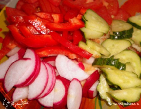 нарезать овощи произвольно