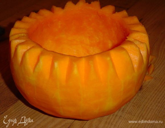 оформить края.