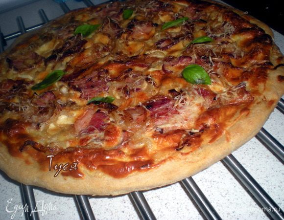 Готовый фламиш переложить на решетку,немного остудить.Разрезать на порционные куски и есть теплым.