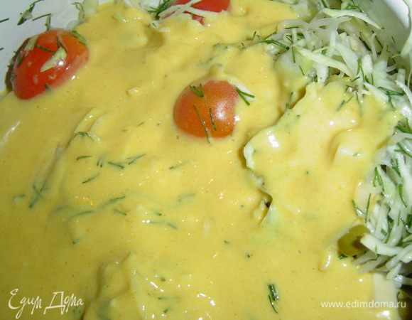 и заливаем овощи с сыром.