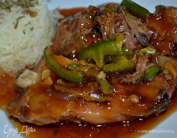 Смажем готовые свин.ребрышки в глазури.Подаем на стол.Приятного аппетита.