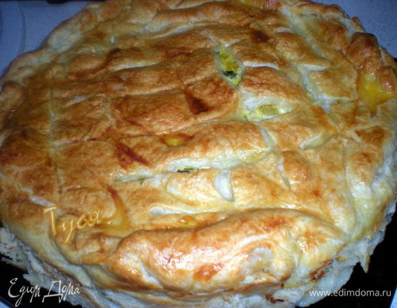 Выпекать в разогретой до 180гр духовке до готовности,у меня ушло 40 мин.