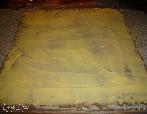 сверху промазать мягким маслом..