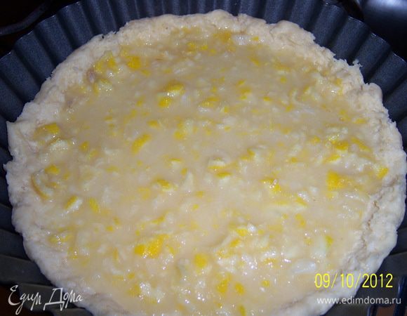 ...распределите начинку