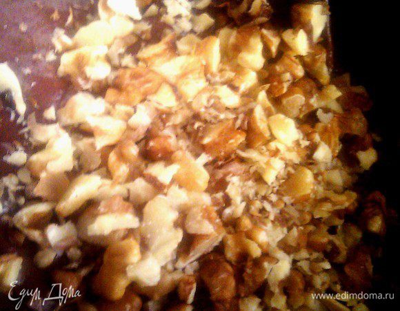 И продолжаем с ними перемешивать массу.