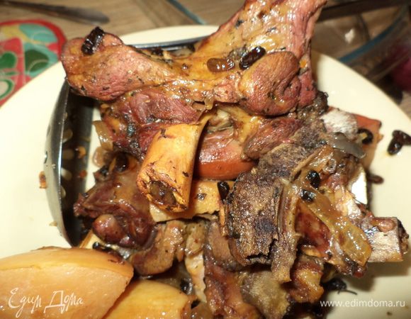 Вынем наше жаркое на тарелку