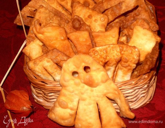 Хвороста получается очень много,на фото только половина вошла!