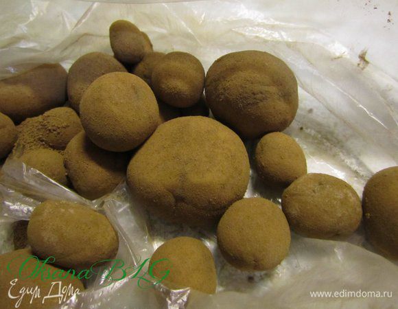 Получаются такие камушки.