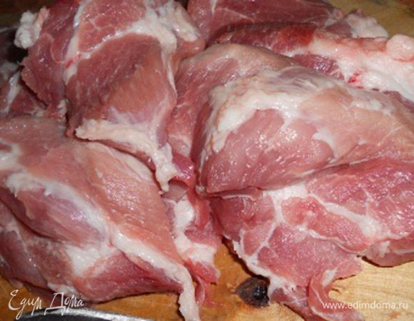 мякоть порезать на кусочки