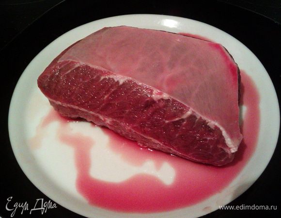 Моем наше чудесное мясо.