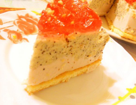 Потом перевернуть форму на блюдо и освободить торт.... Приятного аппетита.....