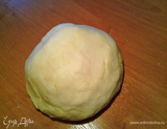 Тесто после вымешивания
