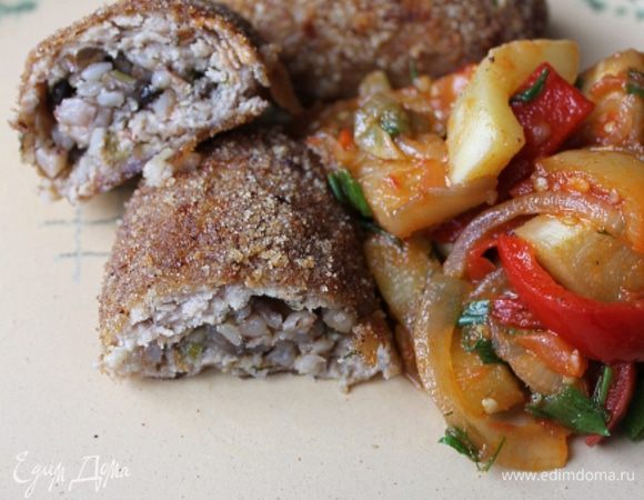 
Дадим настояться минут 15 и подаём к зразам. Успех гарантирован!