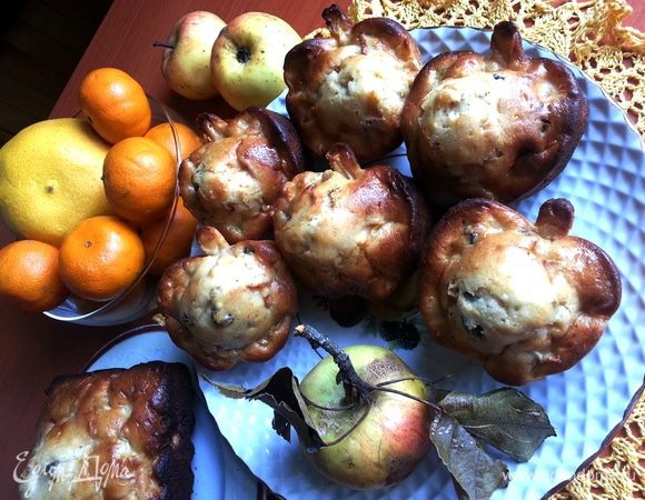 Из силикона кексики выскакивают без проблем! И поднялись хорошо-как раз для яблочного образа)))