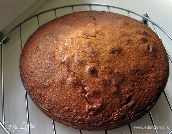 Выпекать при 180 гр. 40 мин. Показатель - сухая зубочистка. Остудить на решетке.
