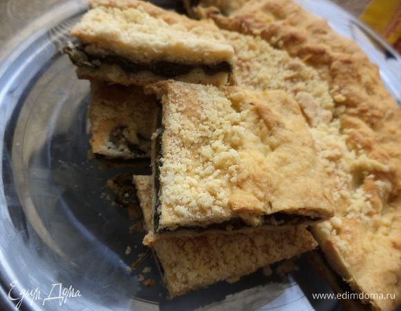 Пирог можно кушать как теплым так и холодным! Угощайтесь!