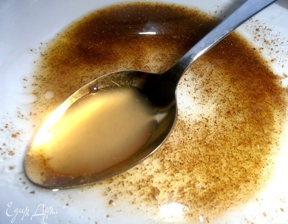 Выжать из лимона ложку сока..., перемешать!